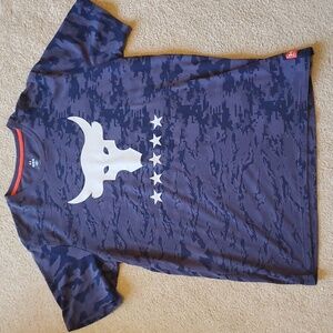 Under Armor T-shirt, Gray Camo, Soft, Men's LG